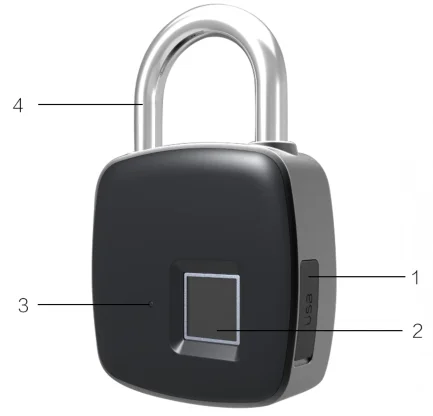 Cabinet Latch High Security Stainless Steel RFID Luggage Bag Small Bike Padlock Tuya Smart Wifi Travel Door Lock