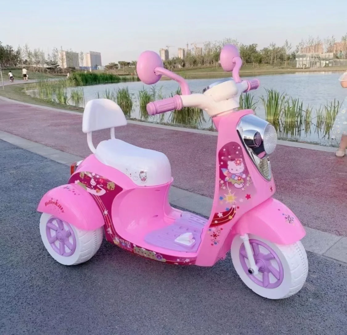 Best Gift for Girls and Kids Elsa Kids Electric Motorcycle in Lovely Design Battery Operated Plastic Toy Unisex PP Material