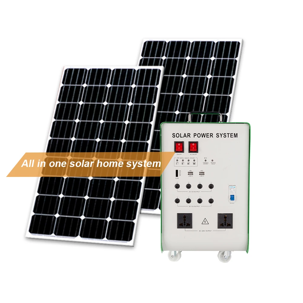 energy panel solar power generator 500W home sola power systems with100W solar panel