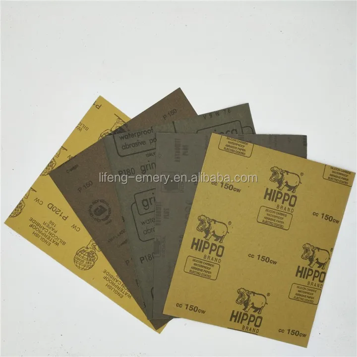 Yangzhong lifeng  abrasive manufacture mainly offer abrasive paper in sheet or roll   40# -2000#   with factory price