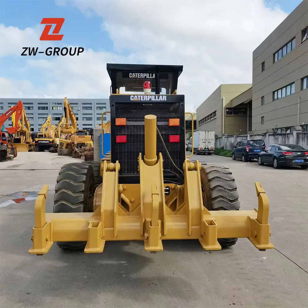 Used Caterpillar 140H 140G Motor Grader Original construction equipment CAT 140K Motor Grader