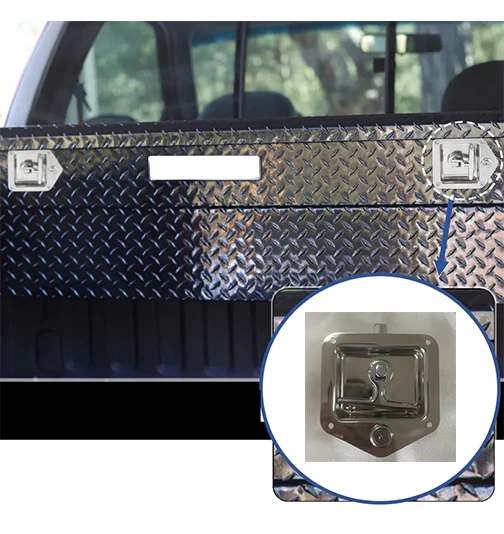 OEM Hardware paddle latch Stainless Steel T-Handle Canopy Door Paddle Latch Carriage Lock for Truck Tool Boxes Hardware Product