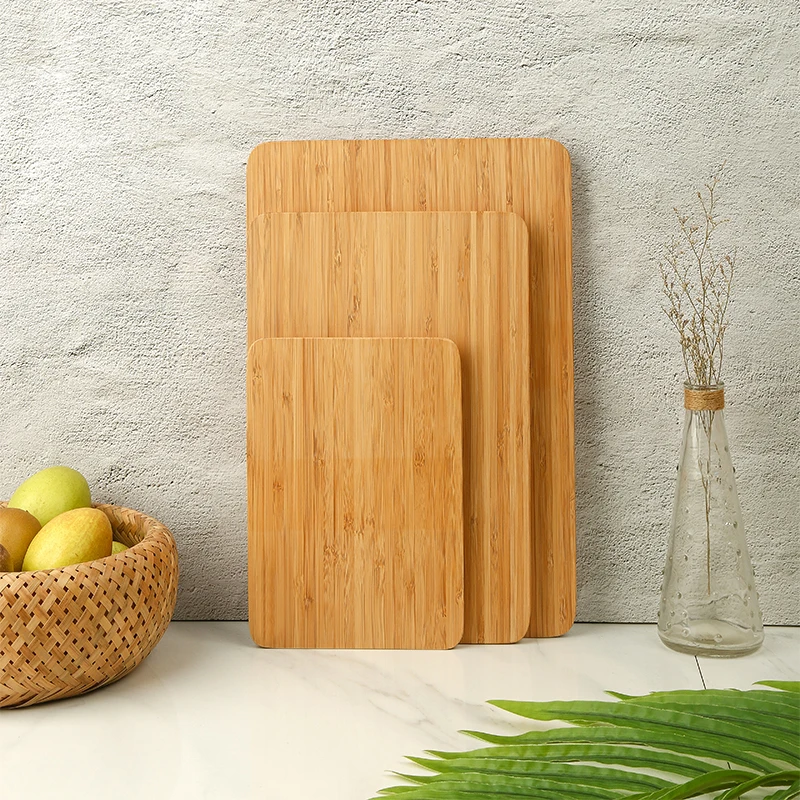 Eco Friendly Natural Custom Logo Kitchen Bamboo Cutting Board For Vegetable, Fruit, Meat with Wholesale price