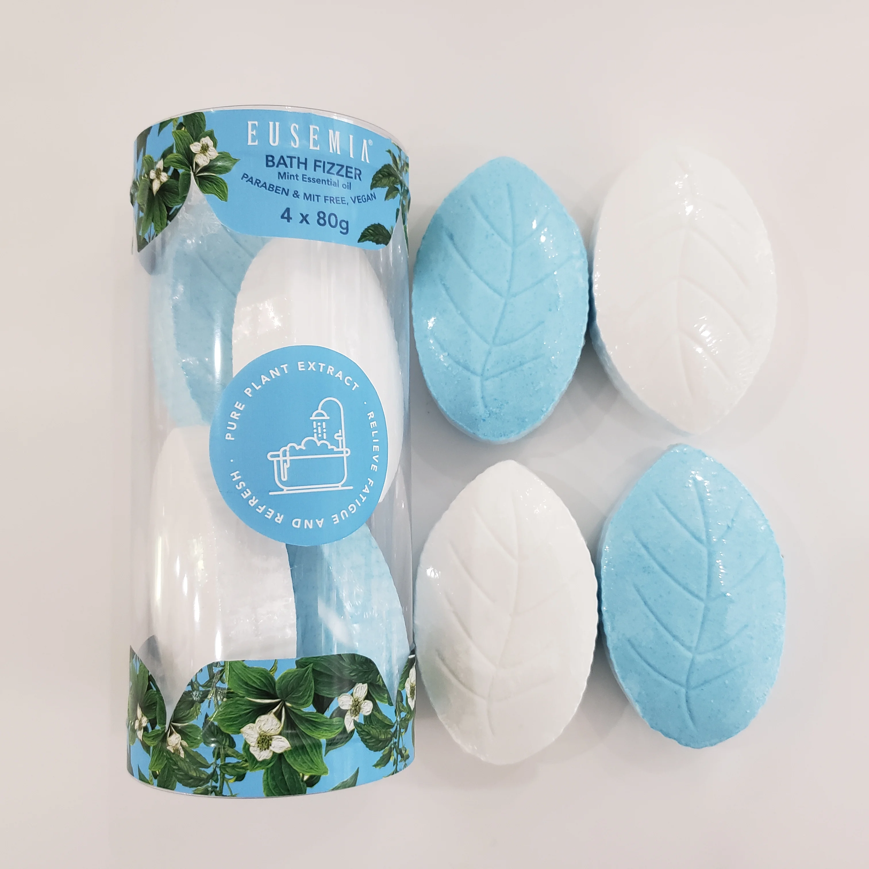 OEM Private Label Natural Fragrance Essential Oil Bath Fizzer Gift Set Custom Logo Fizzy Nourish Skin Care Organic Bath Bomb