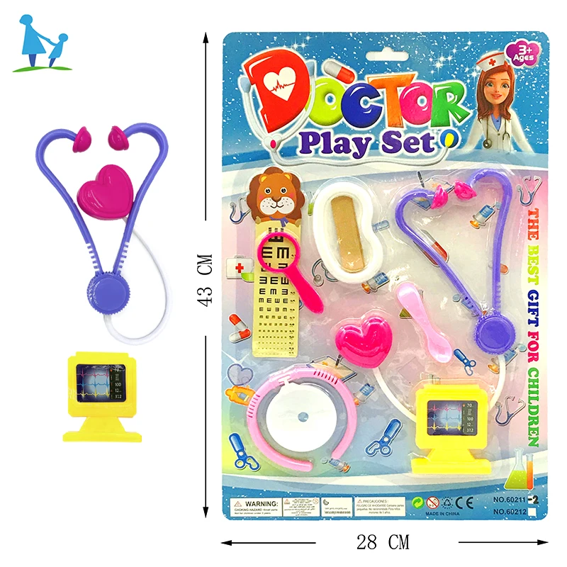Лидер продаж Amazon, наборы пластиковых игрушек «сделай сам» для врачей, больничные игры для ролевых игр для девочек и мальчиков