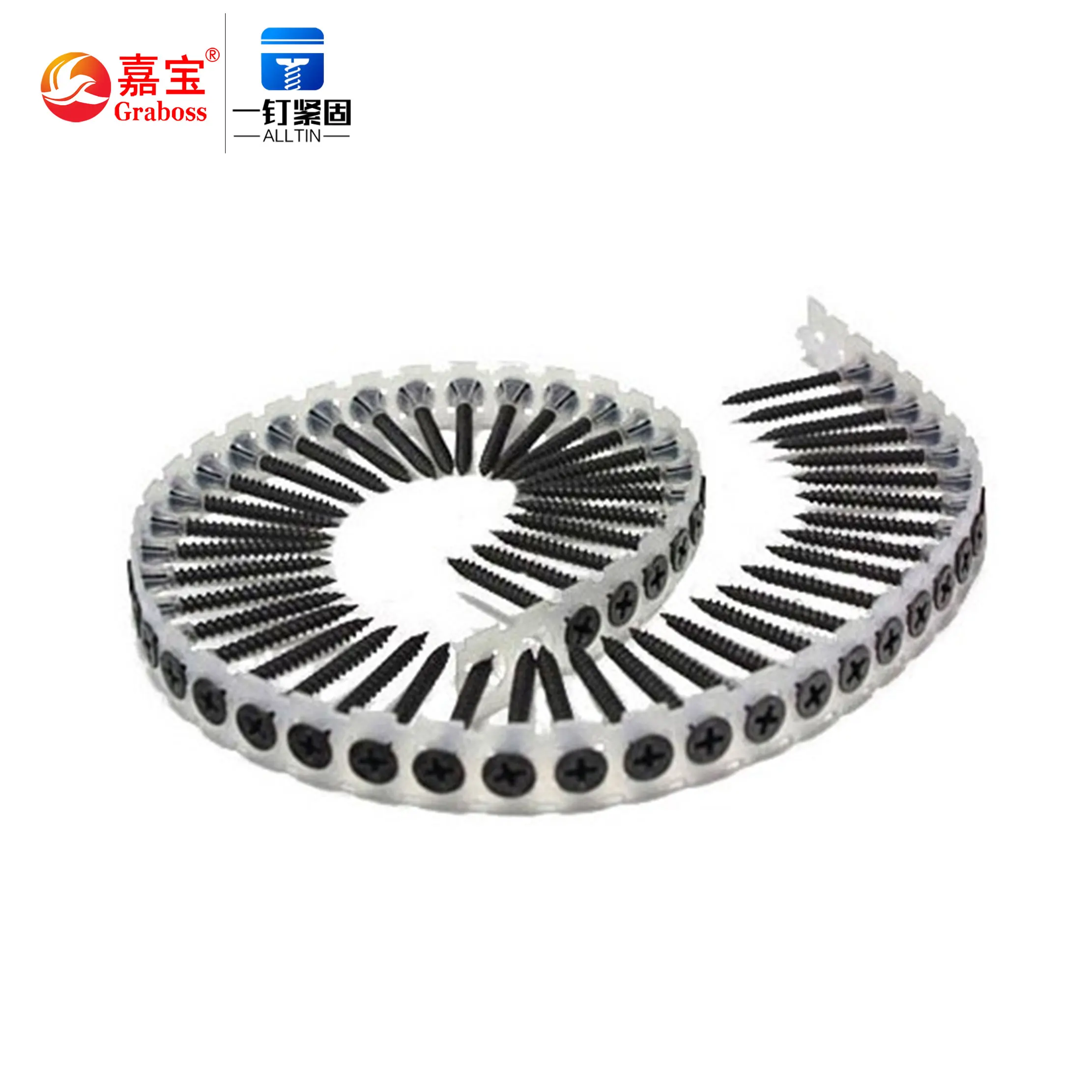 Phillips Strip Phosphated Coated Tornillo Para Drywall Self Tapping Screw Bugle Head Drywall Screws High Strength Plastic DIN