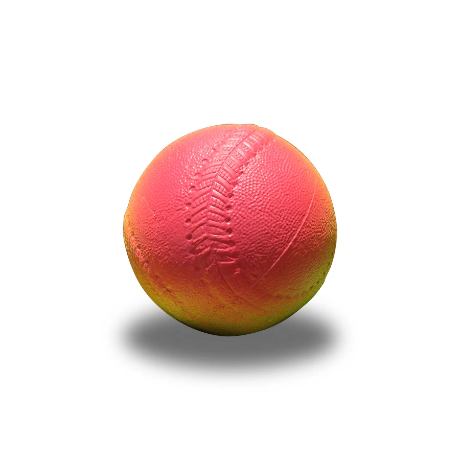 
Cheap promotional gift colorful printed Solid rubber tricolor ball bouncy ball 