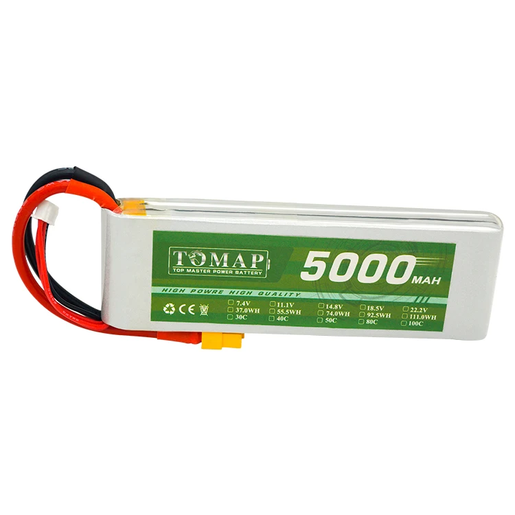  Пульт дистанционного управления 30C 100C 14 8 V 4S батарей Rc 6S литий-ионный полимерный аккумулятор 2S 7 4 6000Mah 5000Mah литий-полимерный 3S 11