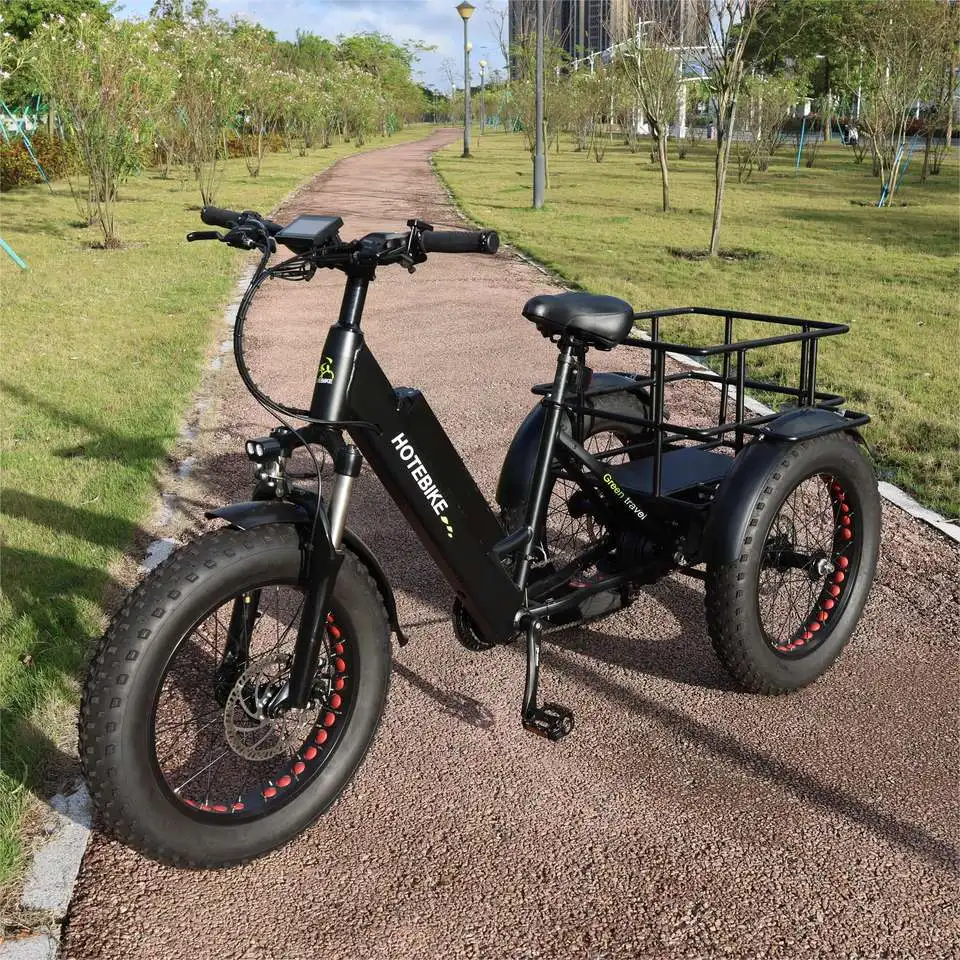 Hot selling 3 wheel electric bike ET250 electric tricycle with passenger seat 20 inch electric tricycle bike with solar panels