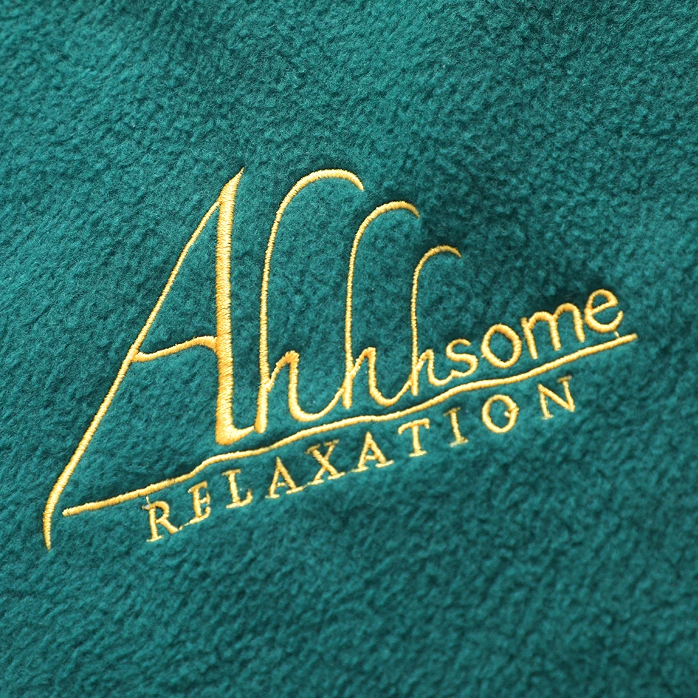 Super Soft Fleece Cozy Blanket Custom Embroidery Throw Blanket