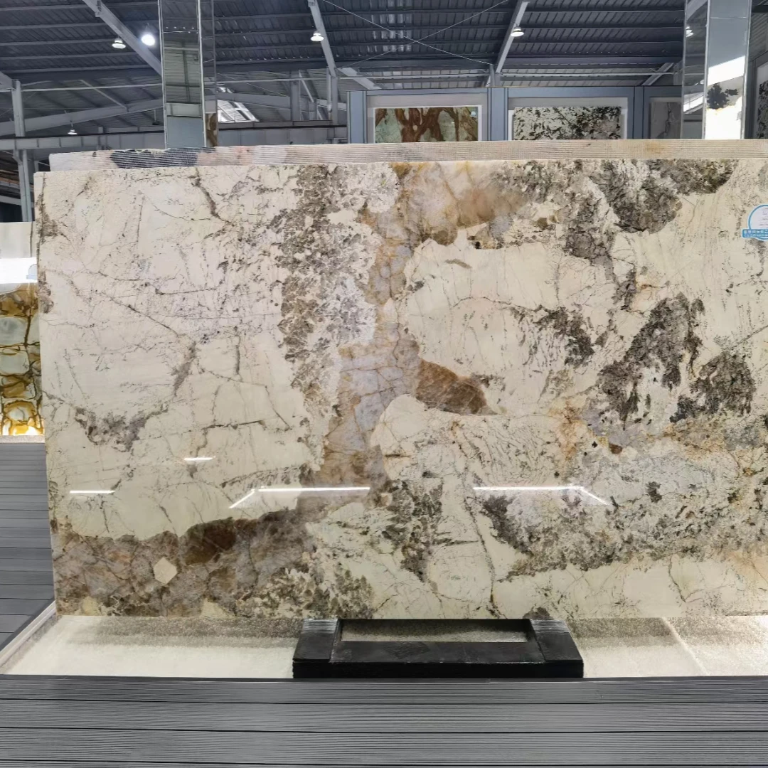 Custom rare noble interior decoration wall floor tiles natural high-end Pandora grey luxury stone