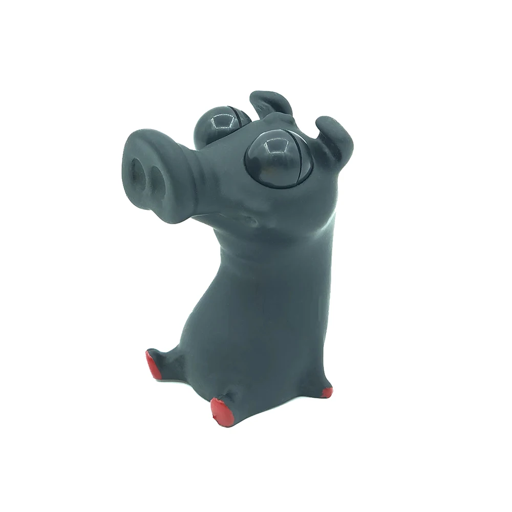 Animal Squeezing Keychain Toy Eye Popping Stress Toys Mini Raised Eyes Dolls Anti Stress Ball for Kids Gift Stress Reliever Toy