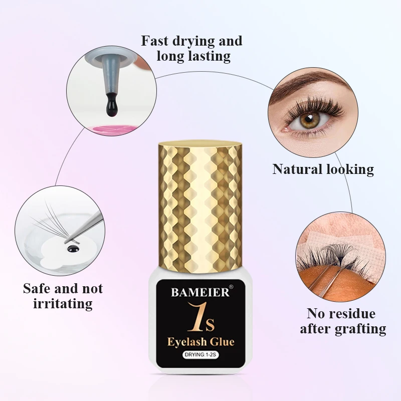 Factory Price Eye Lash Glue Black Anti Toxic Debonder Sensitive Korean Eyelash Extension Glue