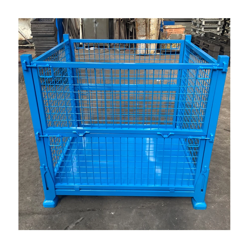 Warehouse Storage Collapsible Foldable Storage Cage