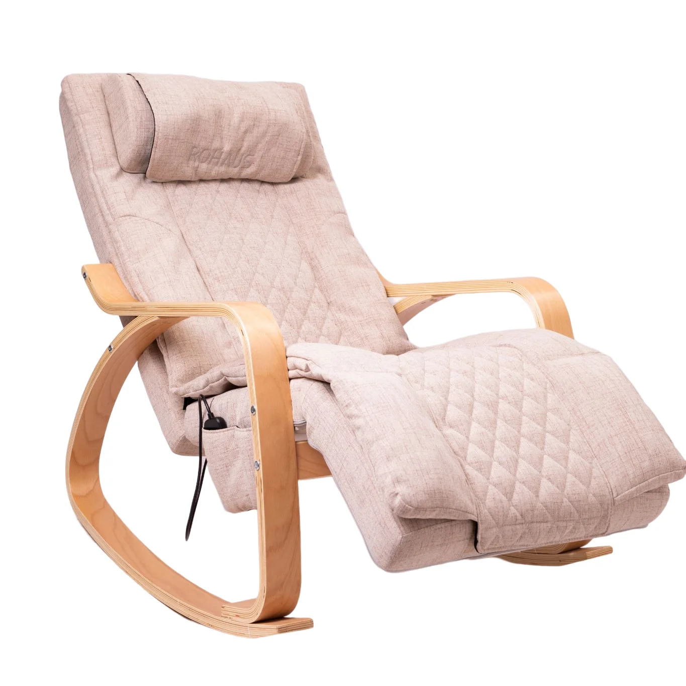 Rocking recliner chair multifunction living room leisure rocking chair garden rocking chair with foot rest