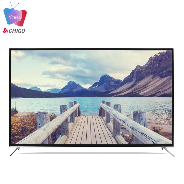 75 Inches OEM Factory Television Metal Tempered Interface 4K HD Smart Android Wifi LED Tv
