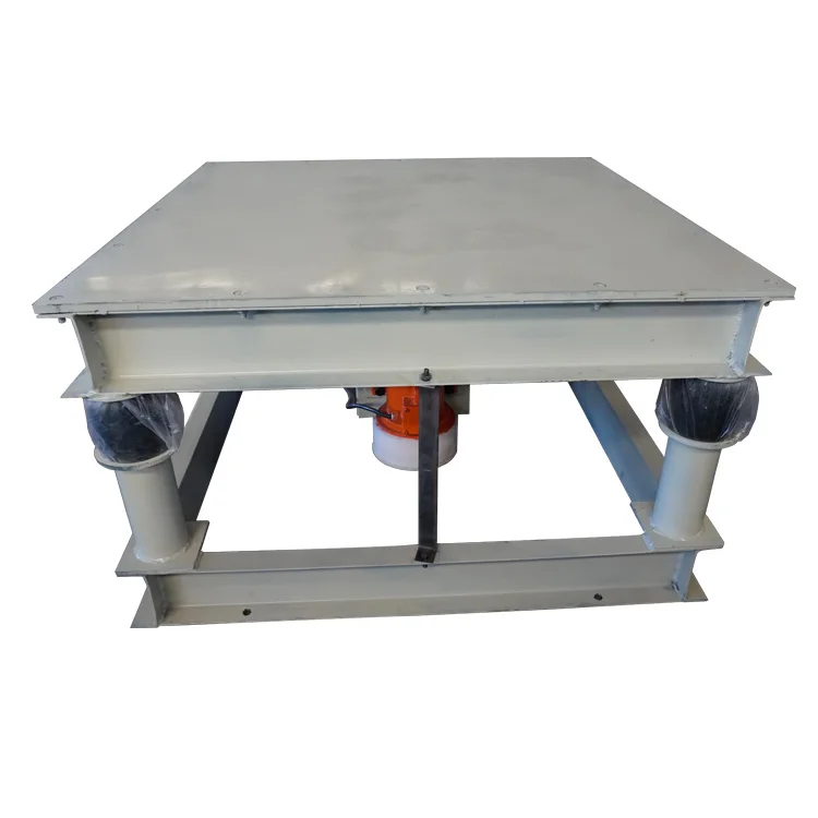Dahan Customizable ZDP1200*1200Mm Electric Vibrating Table For Concrete Moulds Cement Machine