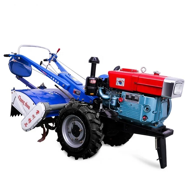 Hot Sale 2WD Diesel Engine Driven Mini Walking Behind Tractor of Changmei Celebrated Brand for Farm Usage
