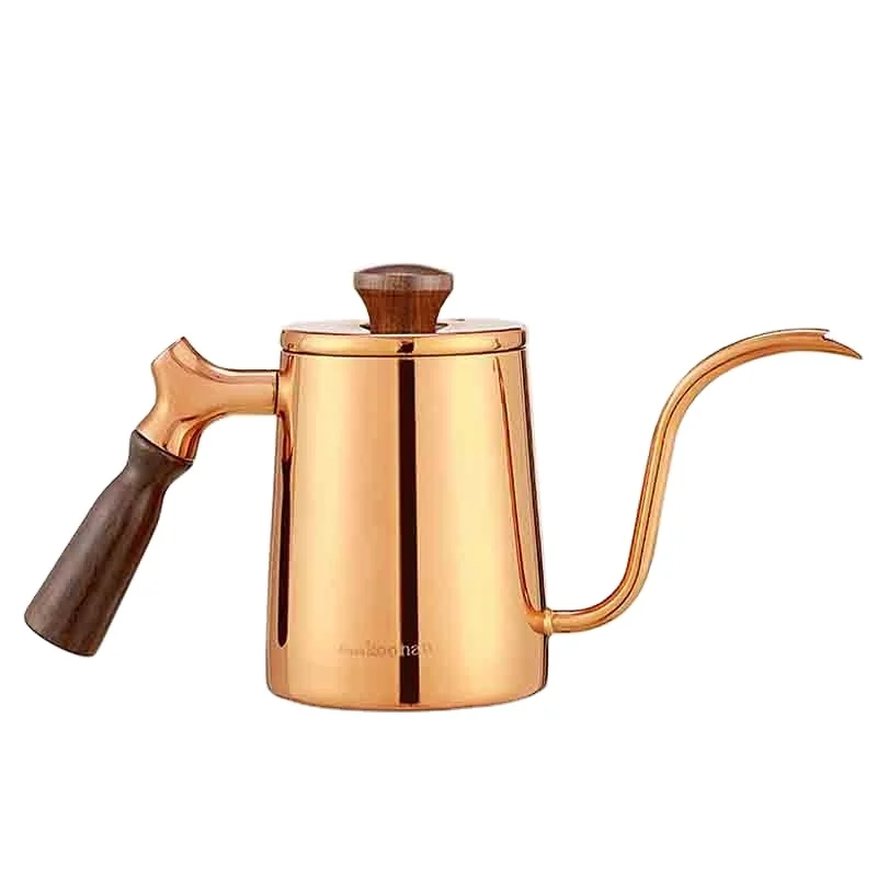 304 Stainless Steel Maker Drip Tea And Water Pour Over Espresso Brewing 600ml Coffee Pot Gooseneck Kettle