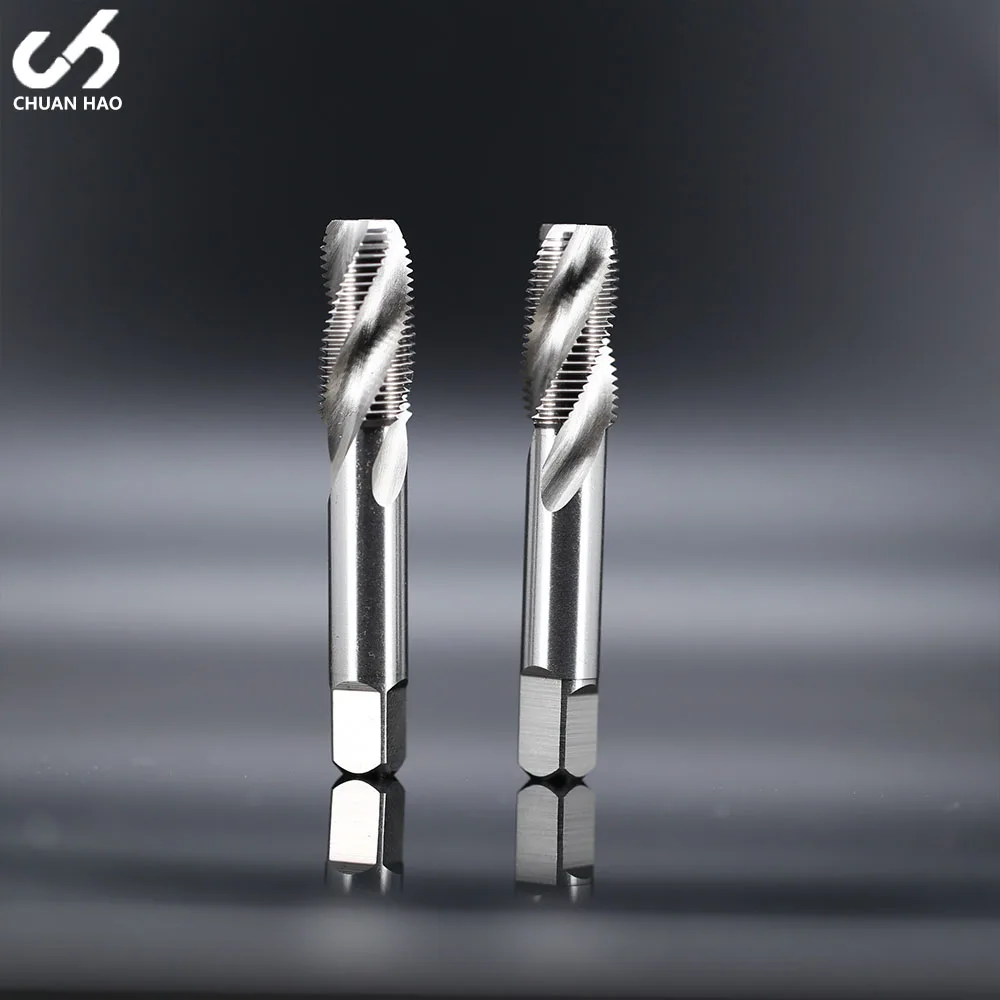 CH Factory Custom High Quality BSW 1/8-28 PT 55 Degree HSS-35 Pipe Thread Spiral Tap for Machine Threading Screw Tap&Die