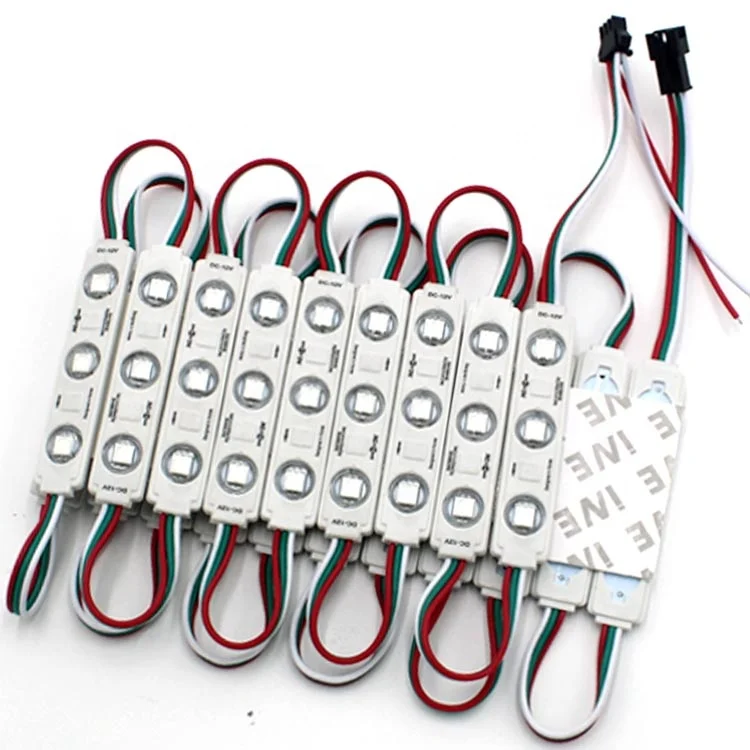 RGB DC 12V CE RoHS Hintergrund beleuchtung Kanal Letter Sign Board Objektiv Pixel 1 Hochwertiges Injection RGB LED-Modul