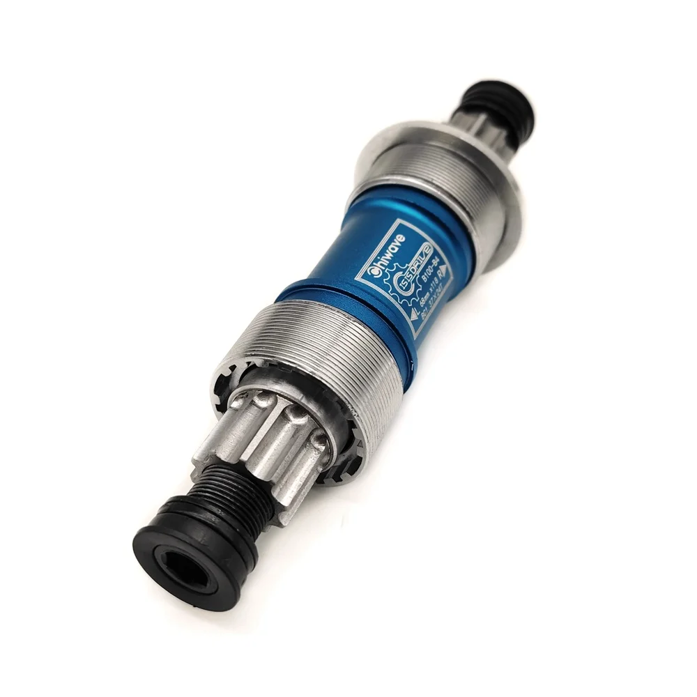 Bicycle BB Sets MTB ISIS system Bottom Bracket Axle with sealed bearing Bike Crank axle 7075 aluminum B.B sets