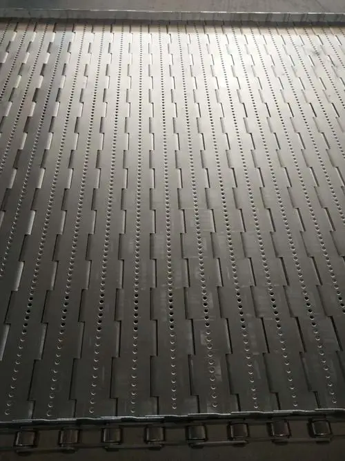 DLTE Food Grade SS304  Stainless Steel Chain Plate elt for conveyor