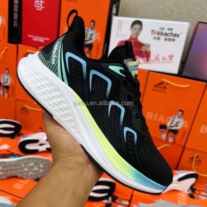 M3728 High Quality lightweight Tailings stock shoes wholesale low price fashion sports shoes miscellaneous used casual sneakers