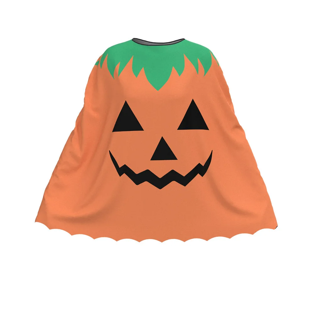 Hot Sale Stage Performance Cosplay Wear Halloween Pumpkin Cape Party Costume For Adult Children