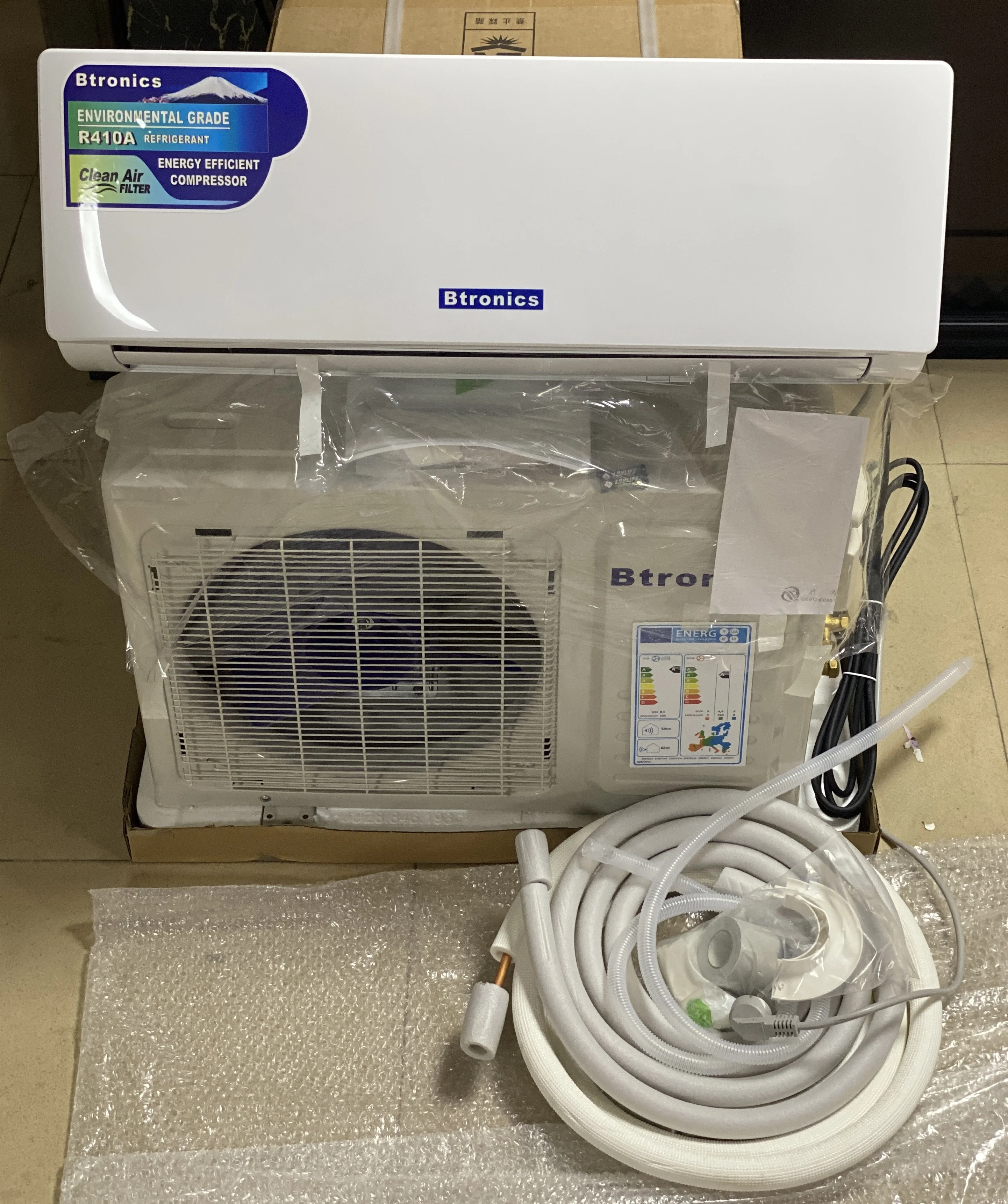 Btronics 36000BTU кондиционер для дома 220V-50HZ R410A 1800 Hisense Настенный Кондиционер