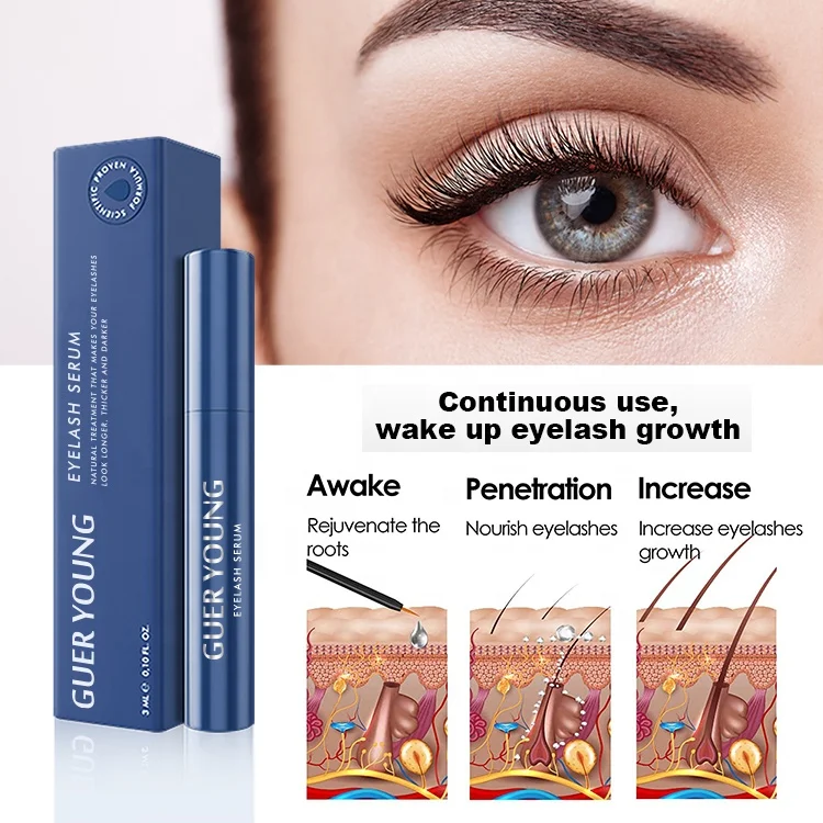 Low moq eye lash growth serum oem eyelash private label