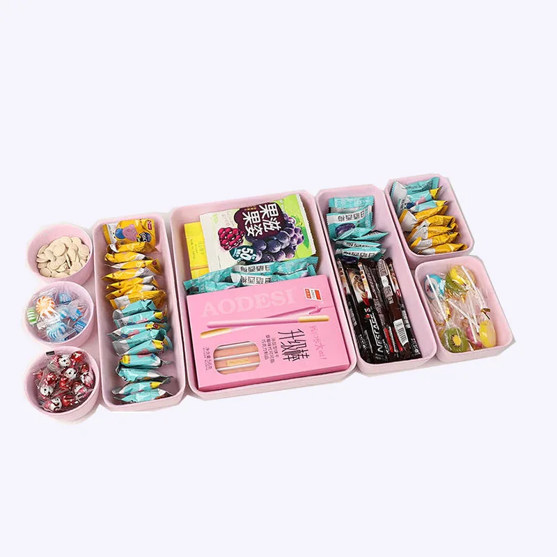 
Wholesale custom design cosmetic storage box felt snack food storage box 