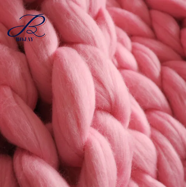 Wholesale Super Chunky Giant Acrylic Wool Like Yarn Hand Knitting Yarn for Blankets