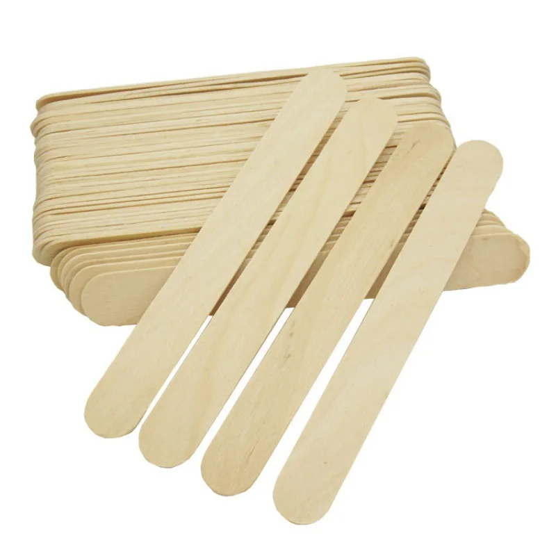 Professional Care Help HOT Melt Wax Tongue Depressor Wooden Stick for Depilatory Tools