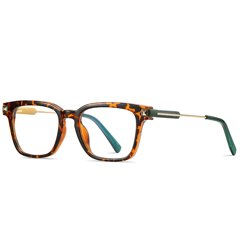Customize Logo Spring Hinge Anti Blue Ray Computer Glass Eyeglasses Men Optical Frames Glasses Designer