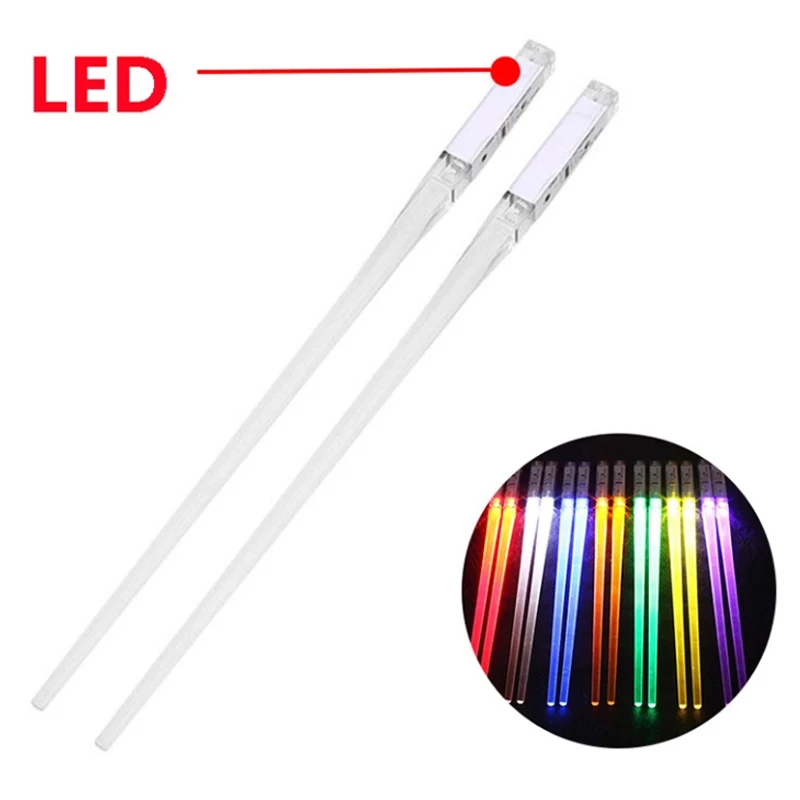Funny ABS star war1 led light up light saber lightsaber chopsticks for fun