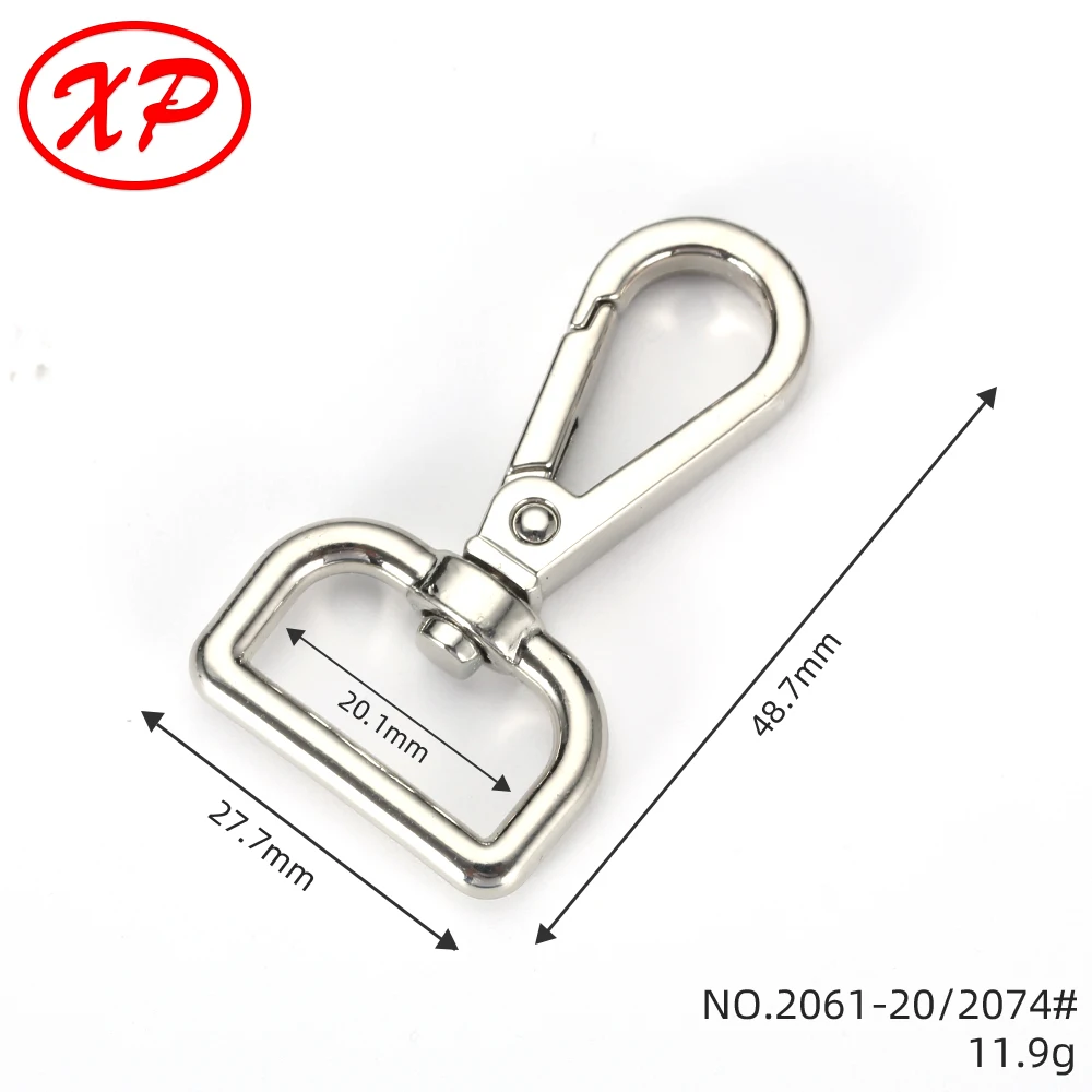 Custom Trigger Lobster Clasp zinc alloy Dog metal handbag Clip Swivel Snap hook