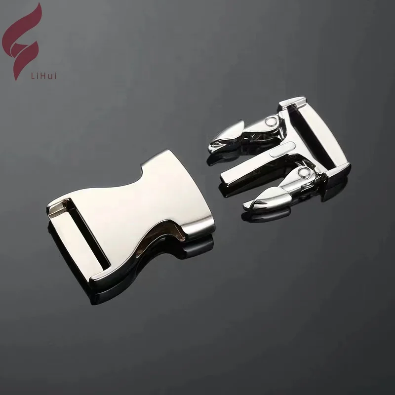 Lihui Factory Cheap Price Wholesale Stainless Steel Buckle Leather Snap Strap Buckle For Trampoline