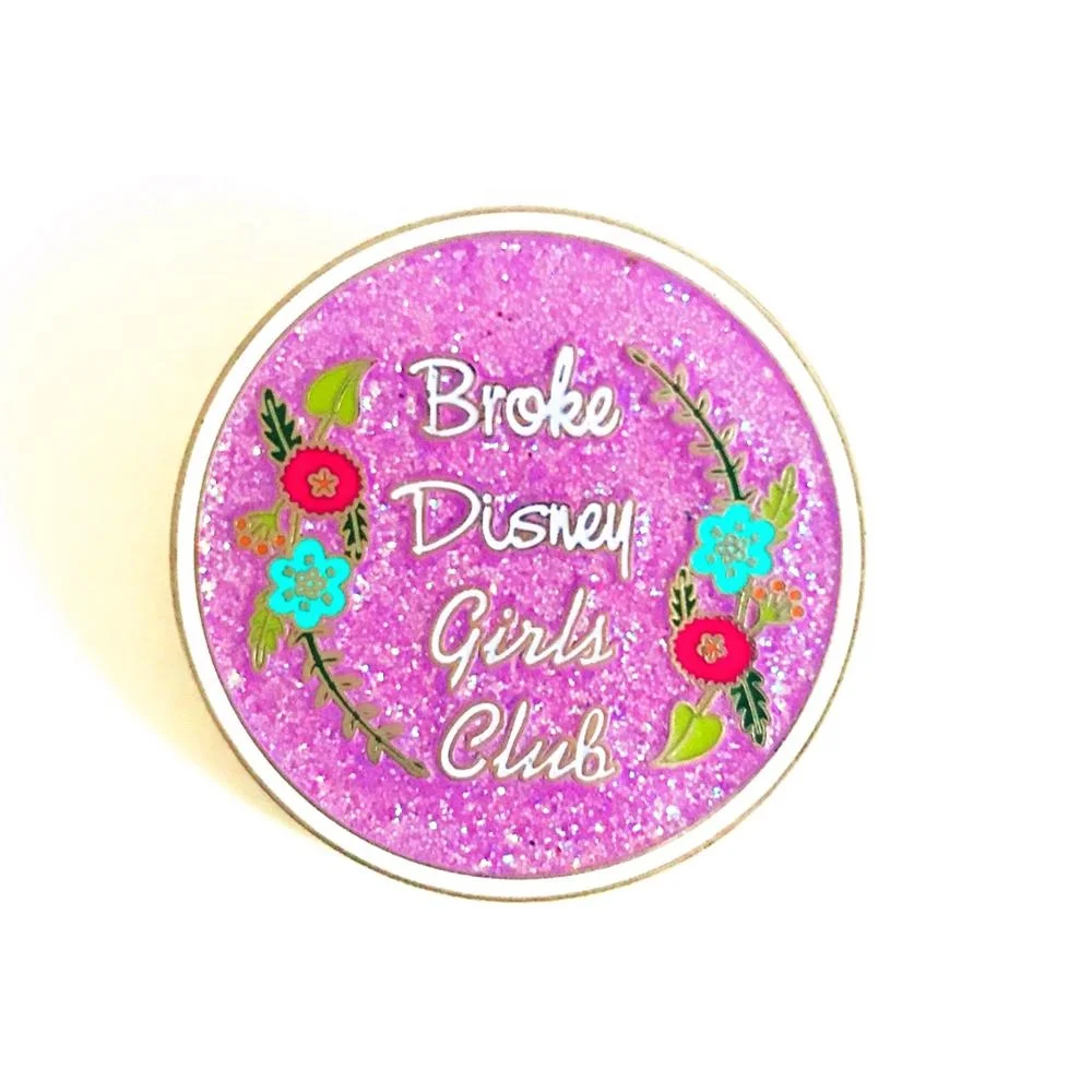 Lapel pin kunshan manufacturer gold plating metal pink princess castle hard enamel lapel pin for children gift