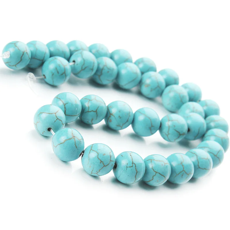 Accessories Round Beads DIY Jewelry Turquoise Beads For Jewelry Making
