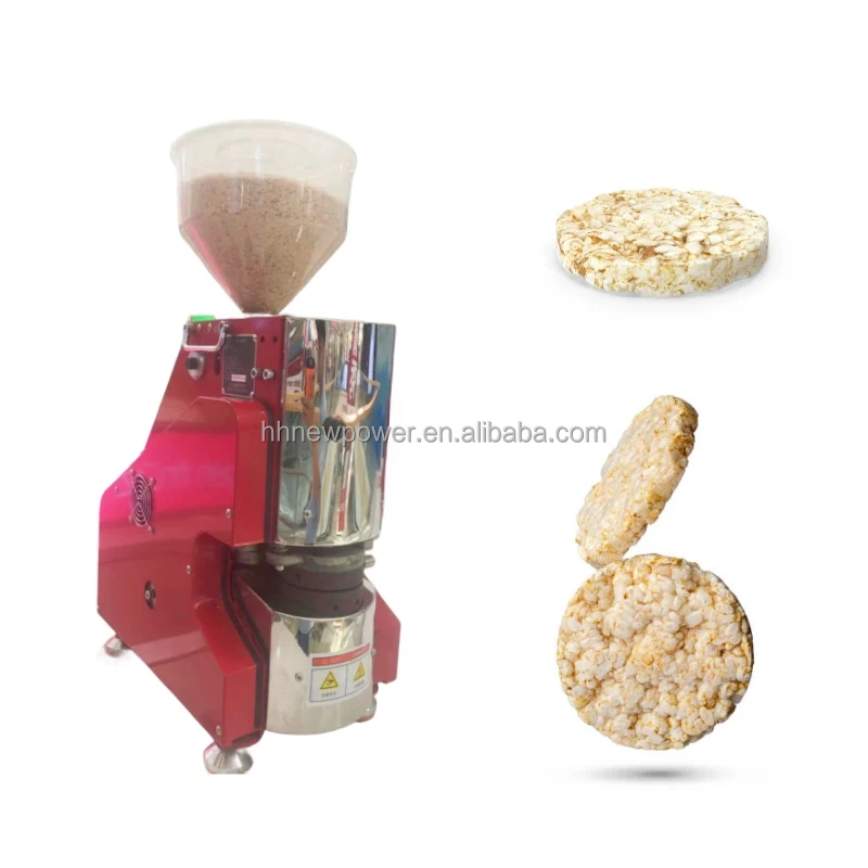 8 cm popped rice cake machine, poped oats corn barley rice cake making machine