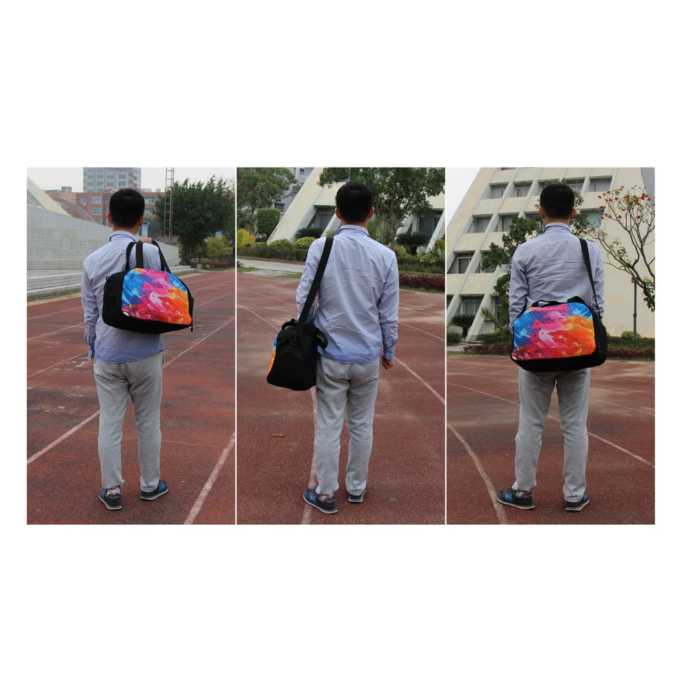 Custom Print Overnight Weekend Shoulder Travel Bag Cheerleading Luxury Garment Bag