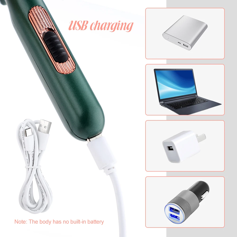 Портативный Электрический мини-выпрямитель для волос с usb-зарядкой