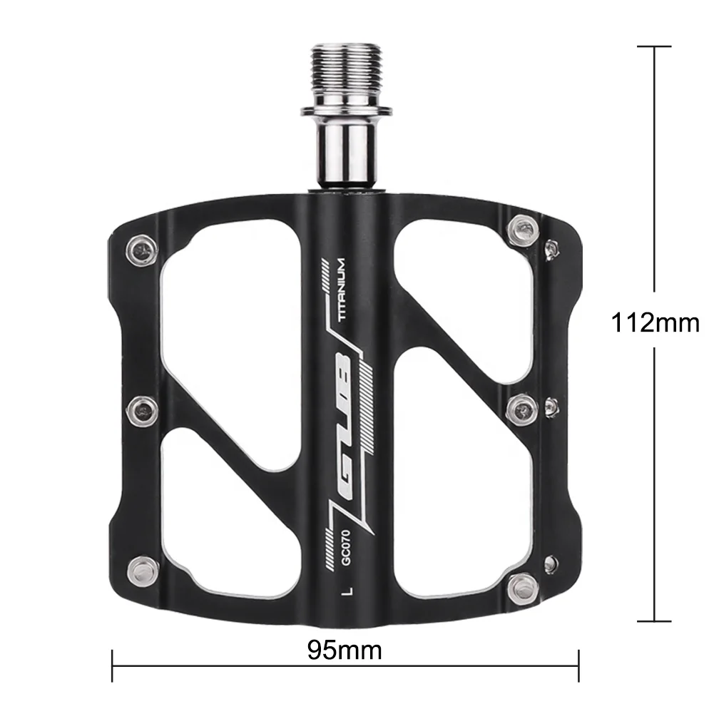 GUB GC-071 Titanium pedal Anti-slip Ultralight CNC MTB Sealed 3 Bearing Pedals BMX Accessories mountain bike pedals