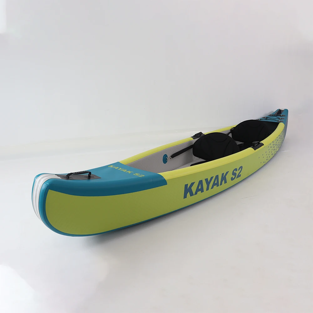 2seats Inflatable Boat Rives Gonfiabile Ocean Fishing  Air Canoe Inflatable Kayak