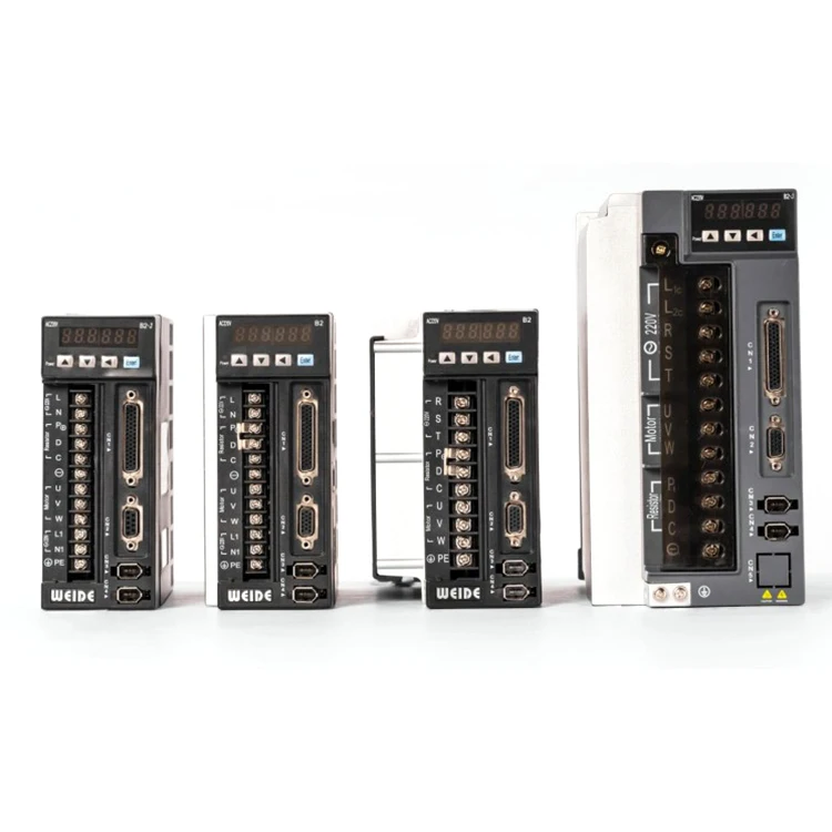 Серводвигатель переменного тока 220 В с сертификатом CE, Серводвигатель WD20B2 с подходящим ЧПУ контроллером