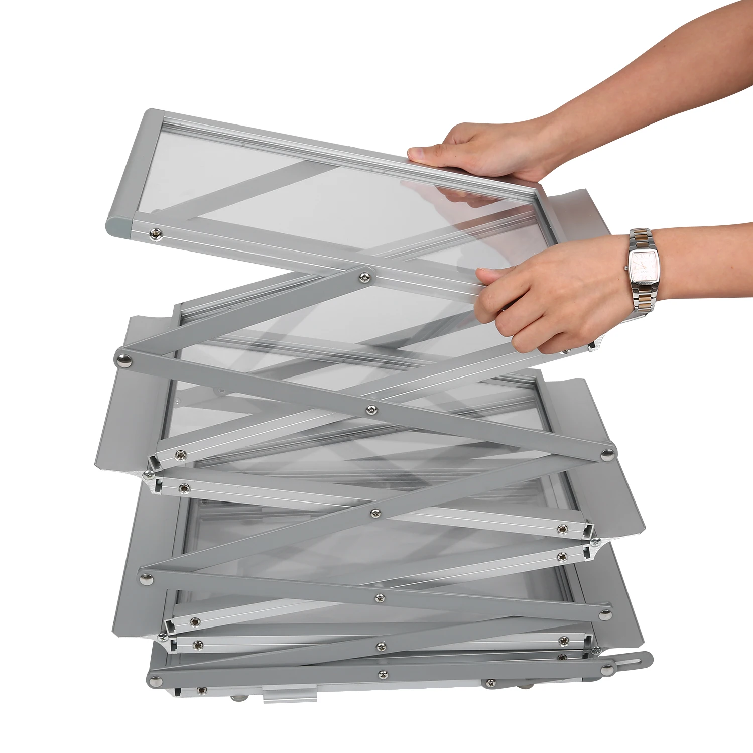 High Quality Cheap Price Black String Iron Brochure Holder Metal Display Rack Magazine