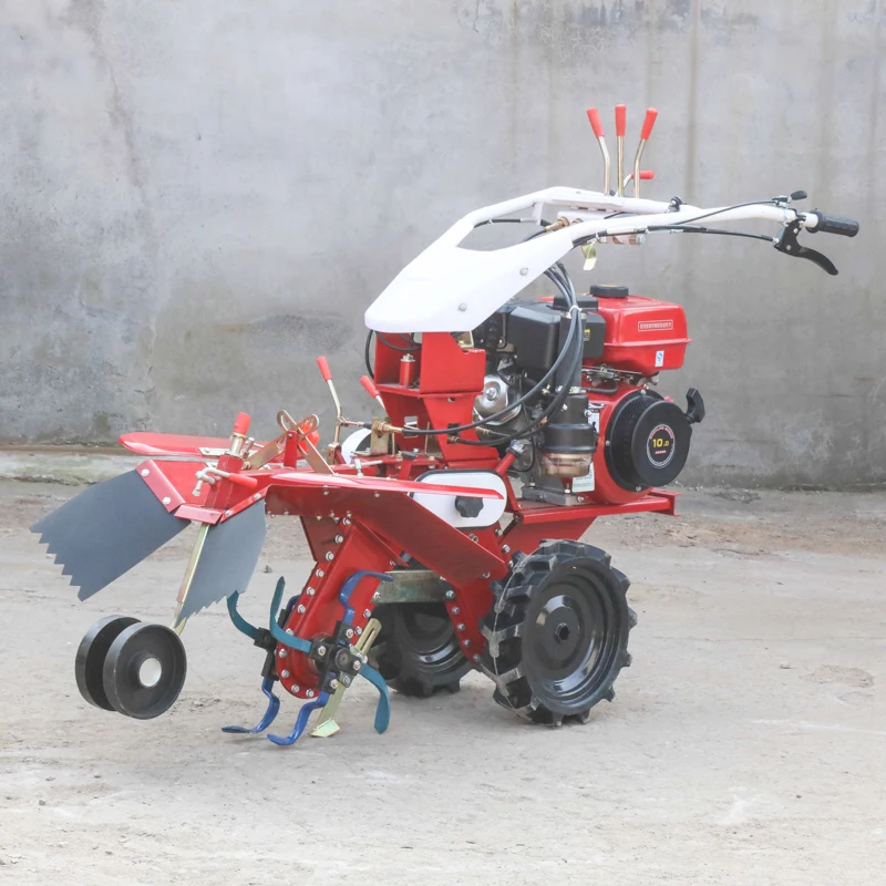 plogh price paddy field tractors two wheel hand manual soil mini tiller cultivator