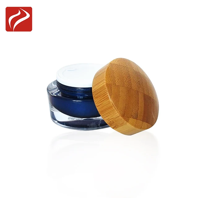 2g 5g 10g 15g 30g 50g 100g Wholesale Cone Shaped Plastic Acrylic Jar With Bamboo Lid