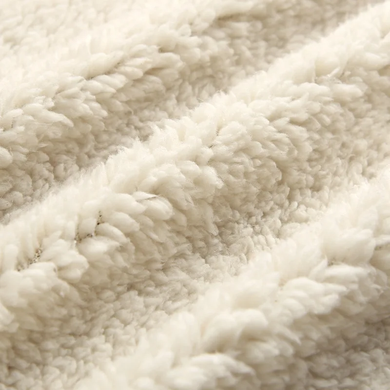 Winter Coat 100% Polyester Brush  Sherpa  Fabric Faux Fur Sherpa Teddy Fleece Fabrics For Blanket Warm Coat